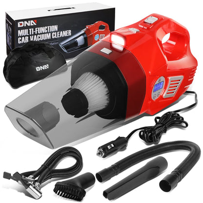 12V 70W Portable Automotive Vacuum Cleaner - Red