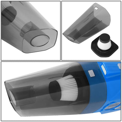 12V 70W Portable Vacuum Cleaner - Blue