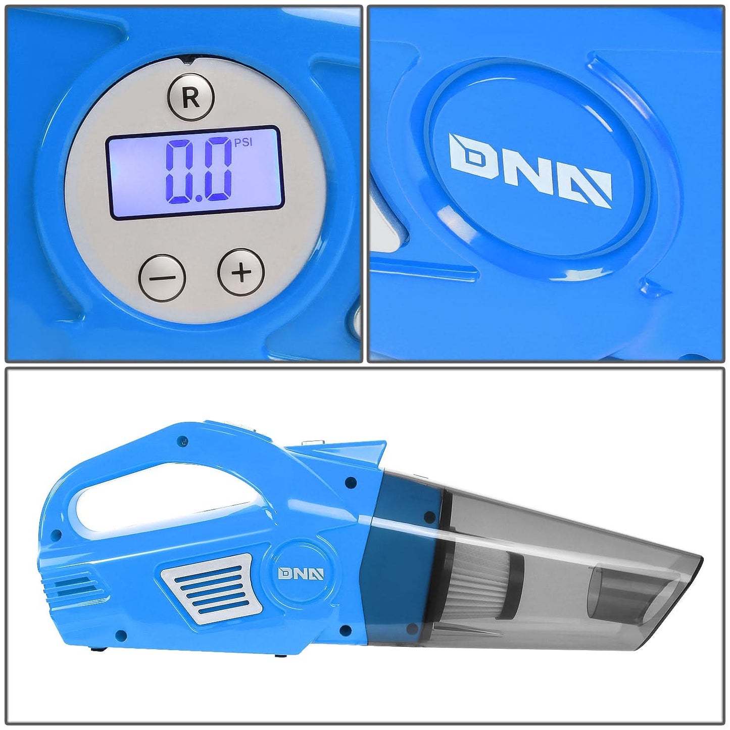 12V 70W Portable Vacuum Cleaner - Blue