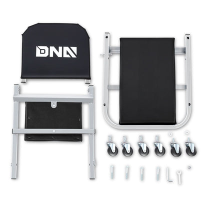 36" 2-in-1 Car Creeper and Seat - Gray