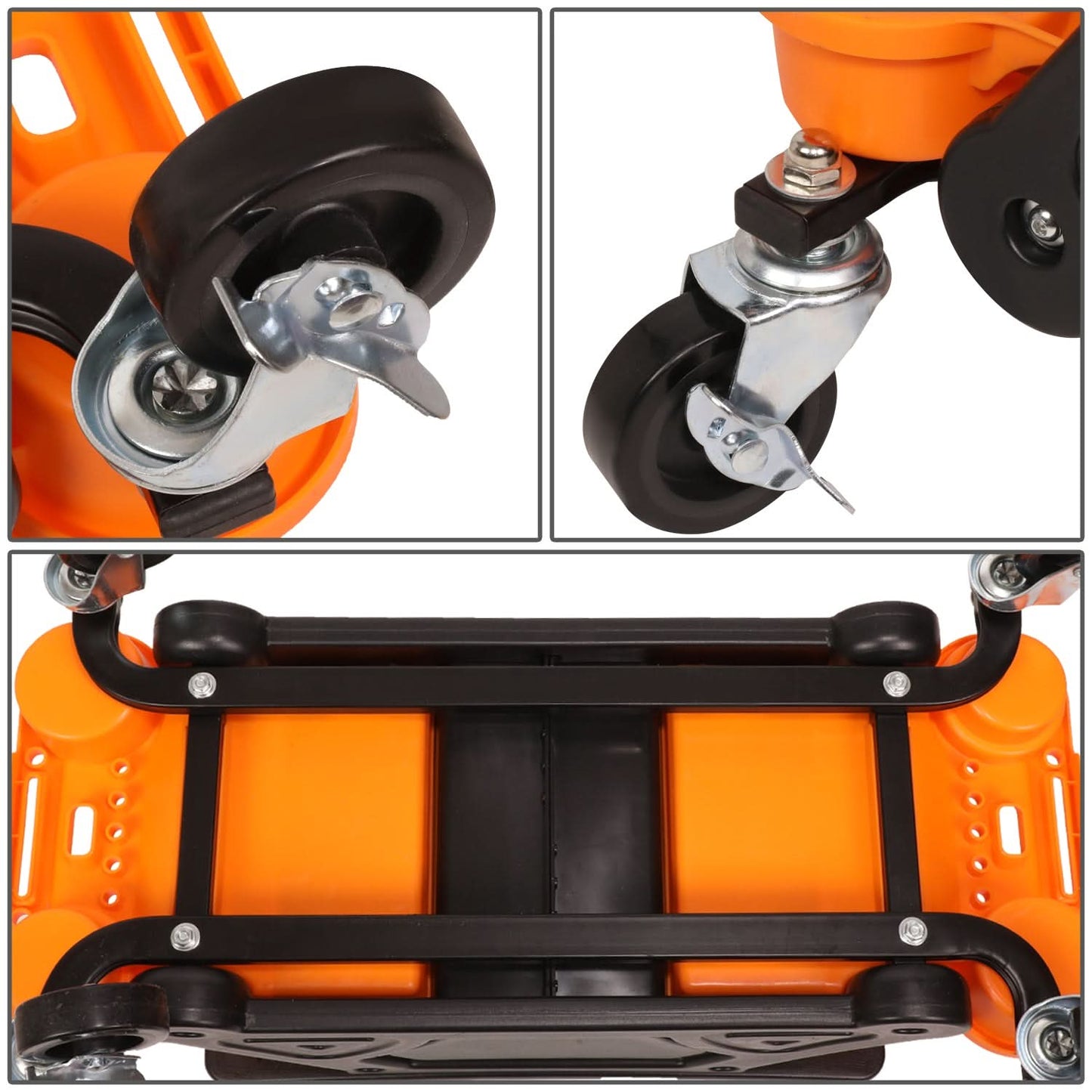 Orange Roller Racing Seats 25.5" x 13" x 12"
