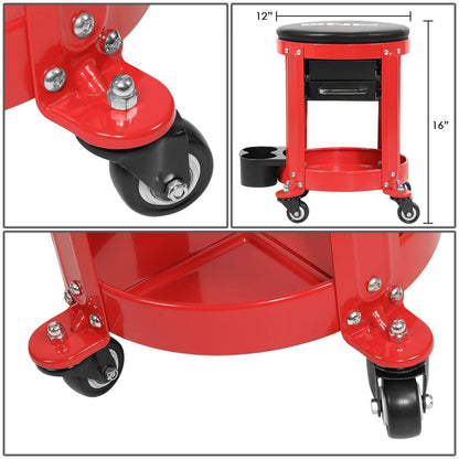 Mechanic Roller Seat 16" Diameter 16" Height 300lbs Max Capacity