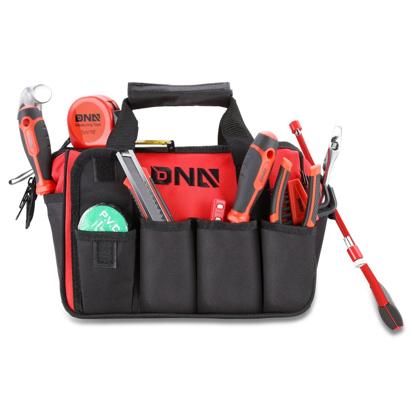 19-Piece Automotive Tool Set - Red