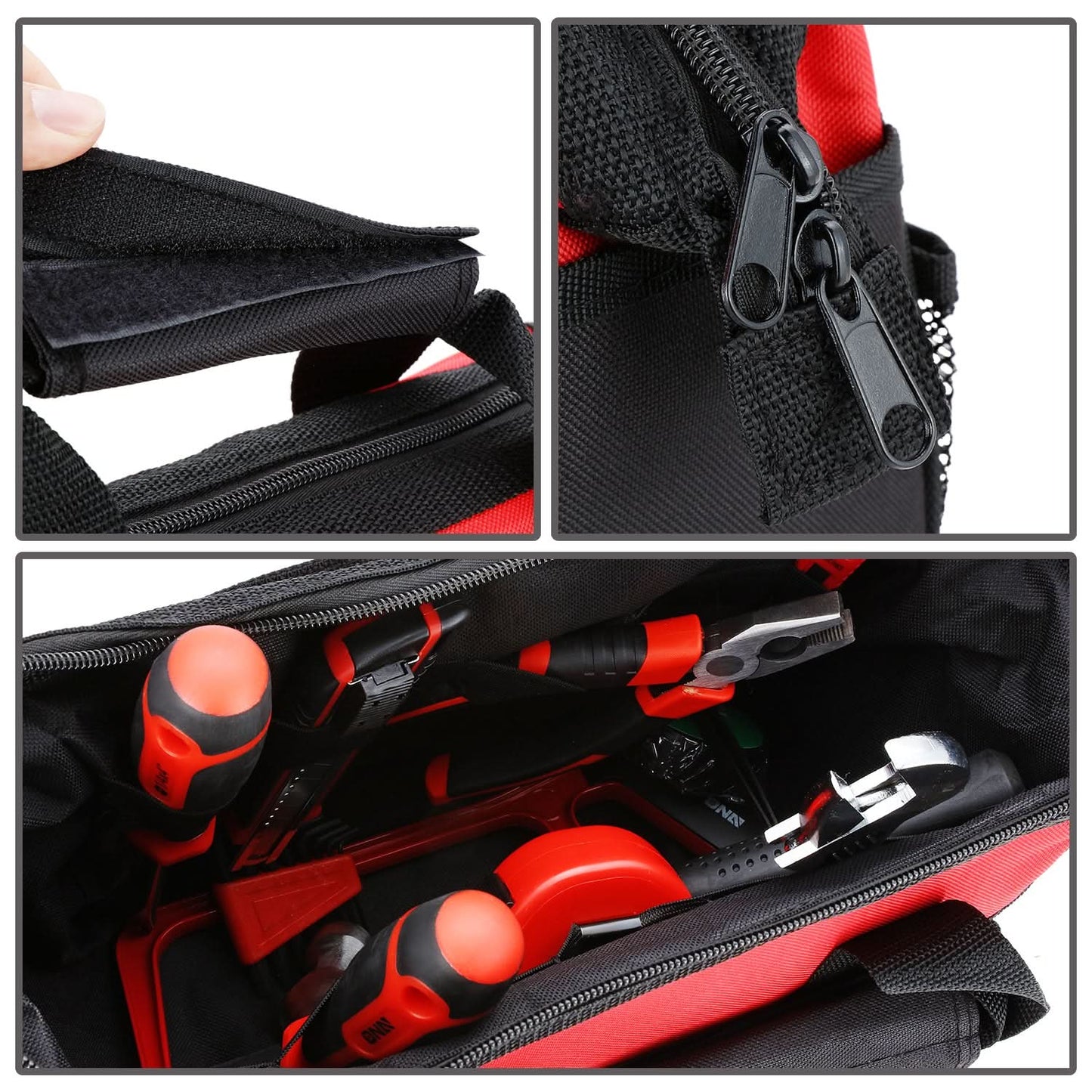 19-Piece Automotive Tool Set - Red