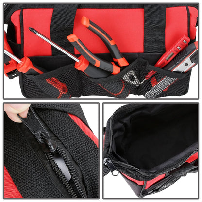 19-Piece Automotive Tool Set - Red