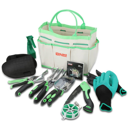 12-Piece Garden Tool Set - Green