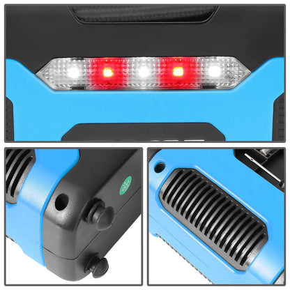 Universal Car Air Compressor & Inflator with Car Charger - Blue