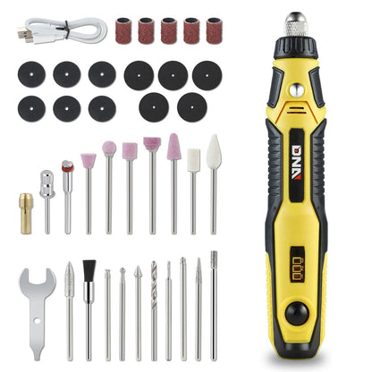 3.7V Mini Electric Grinder - Yellow