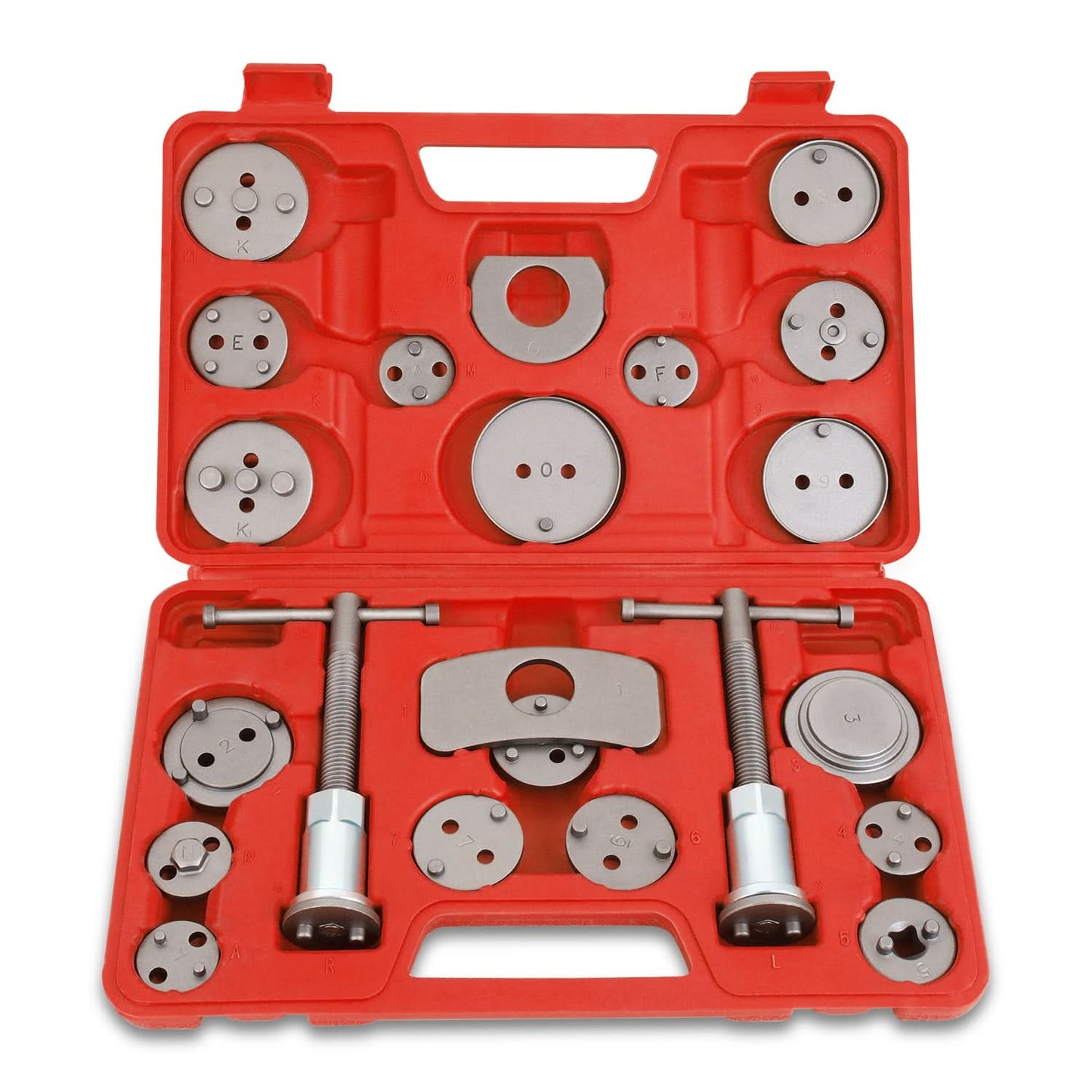 24-Piece Brake Adjusting Tools Kit - Red