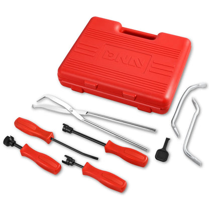 8-Piece Brake Adjusting Tools Kit - Red