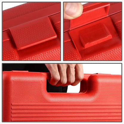 8-Piece Brake Adjusting Tools Kit - Red