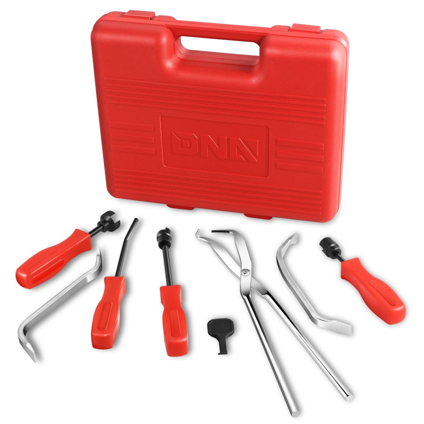 8-Piece Brake Adjusting Tools Kit - Red