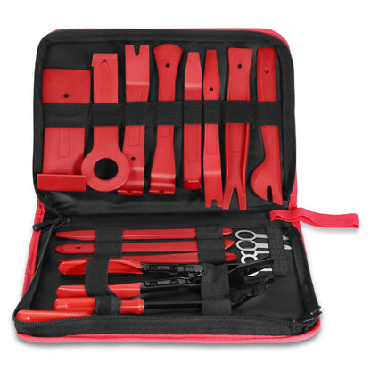 Trim Panel Scraper Tools - 19 Piece Set - Red