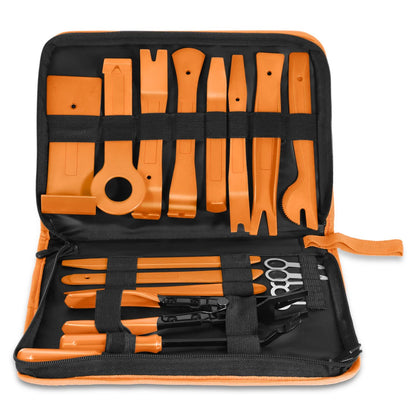 19-Piece Trim Panel Scraper Tool Set - Orange