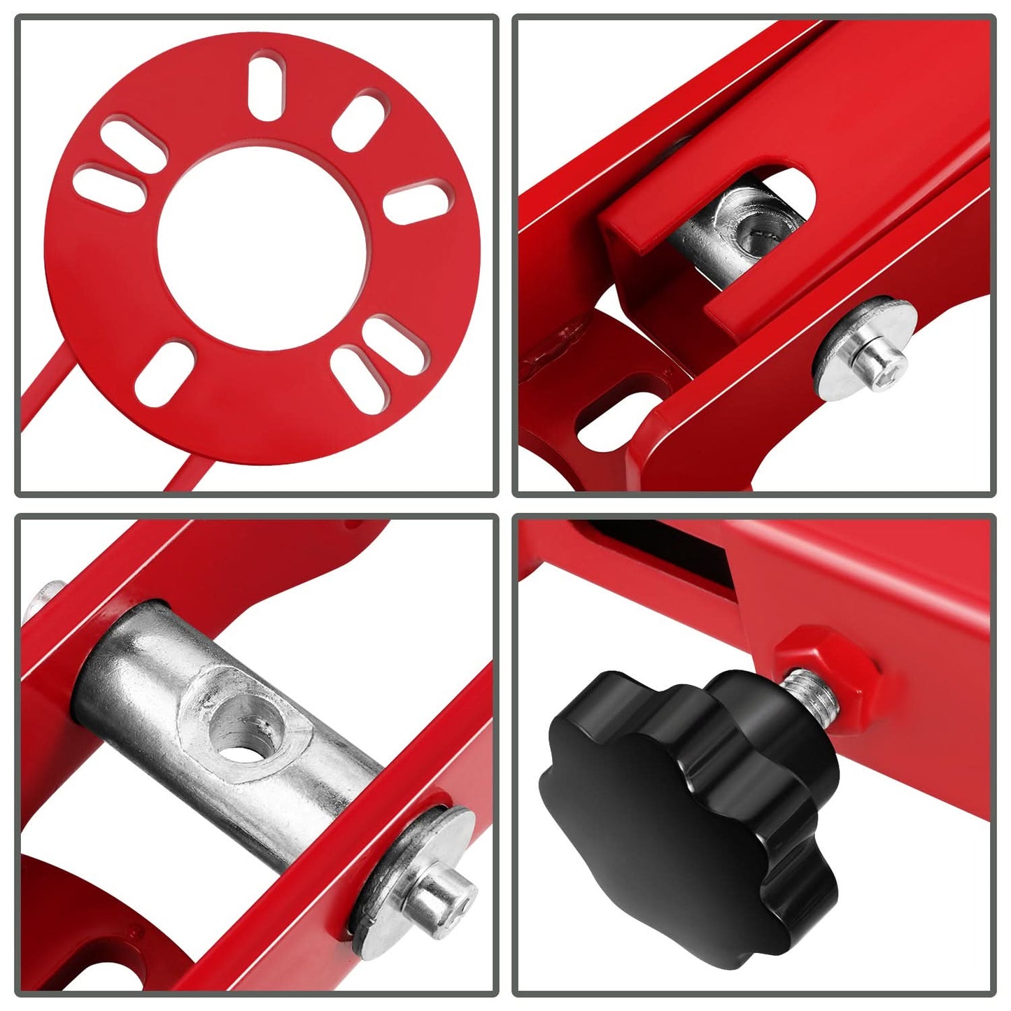 Universal Wheel Eyebrow Repair Device - Red Color