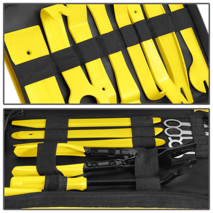 Trim Panel Scraper Tools - 19 Piece Set - Yellow