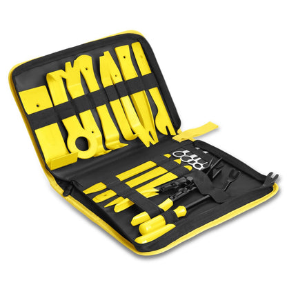 Trim Panel Scraper Tools - 19 Piece Set - Yellow