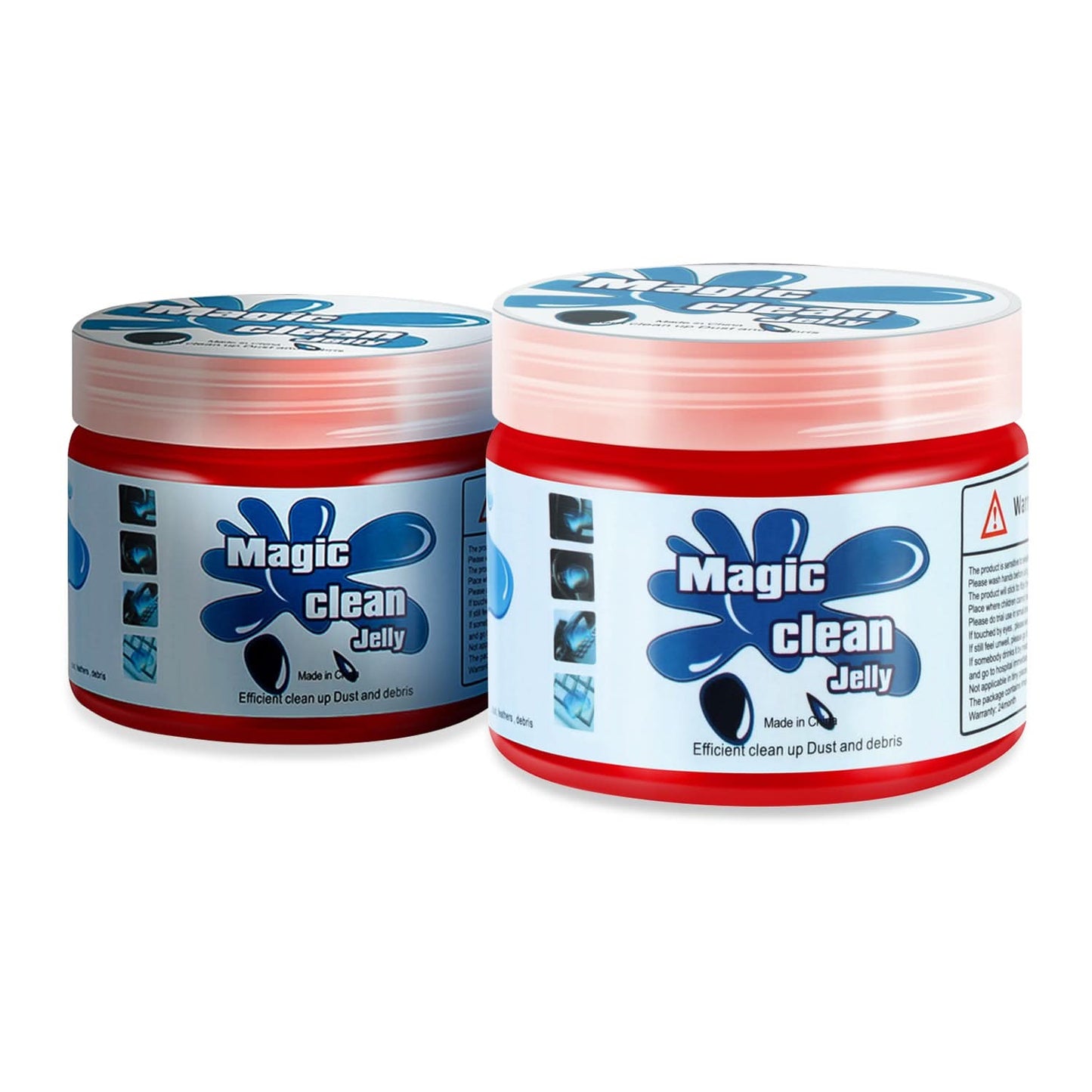 Red Cleaning Jelly Car Interior Detail Cleaner