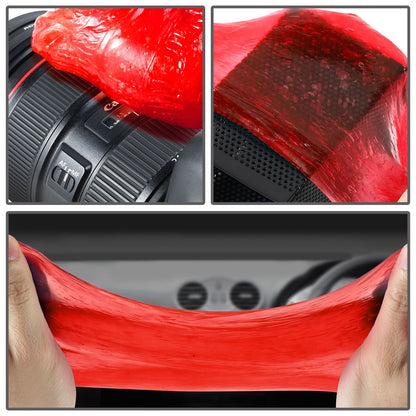 Red Cleaning Jelly Car Interior Detail Cleaner
