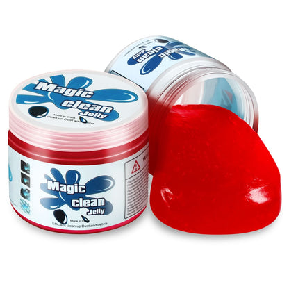 Red Cleaning Jelly Car Interior Detail Cleaner