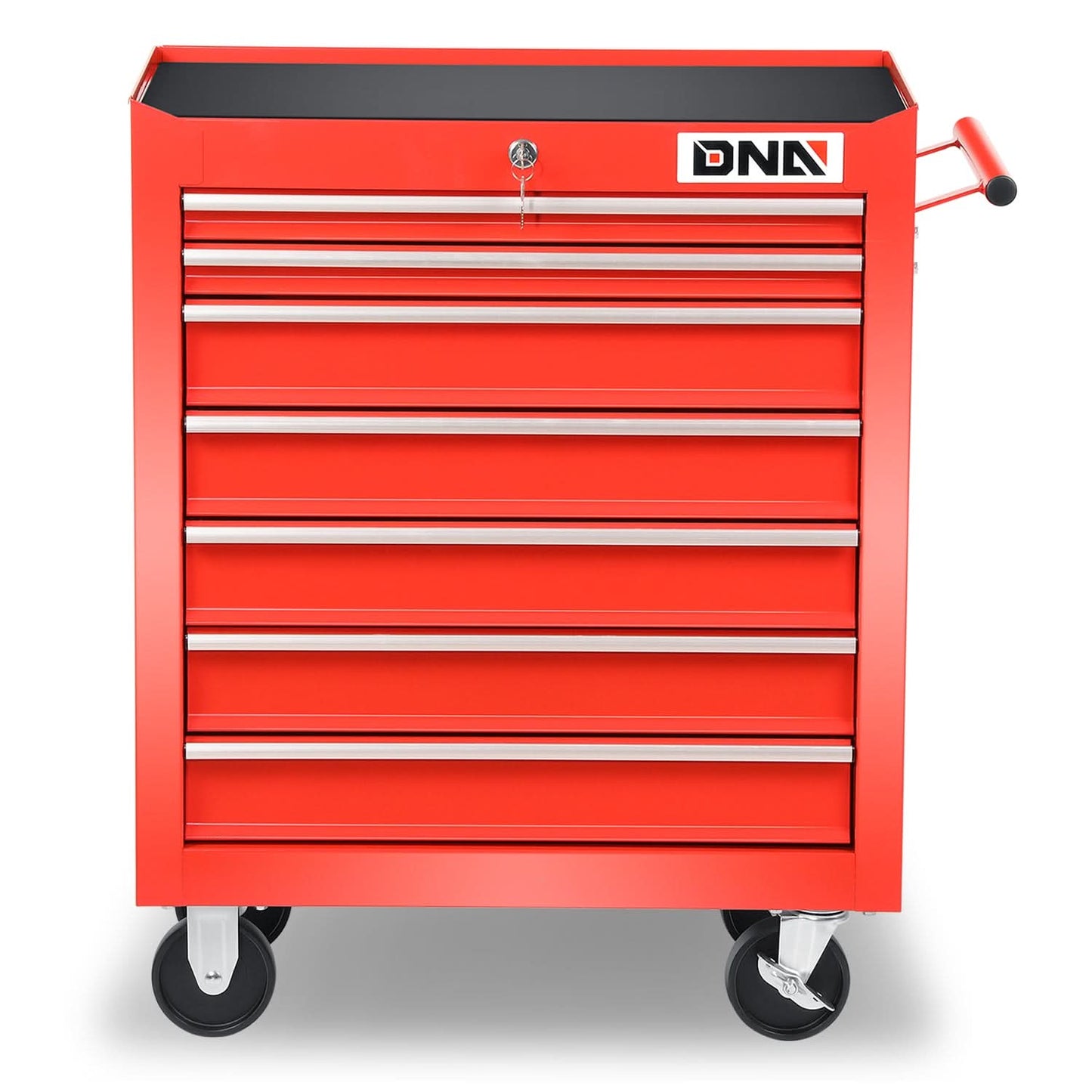 7 Drawer Plastic Roller Cabinet - Top Rolling Tool Storage