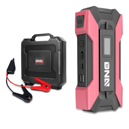 12V 1500A 15000mAh Jump Starter - Pink