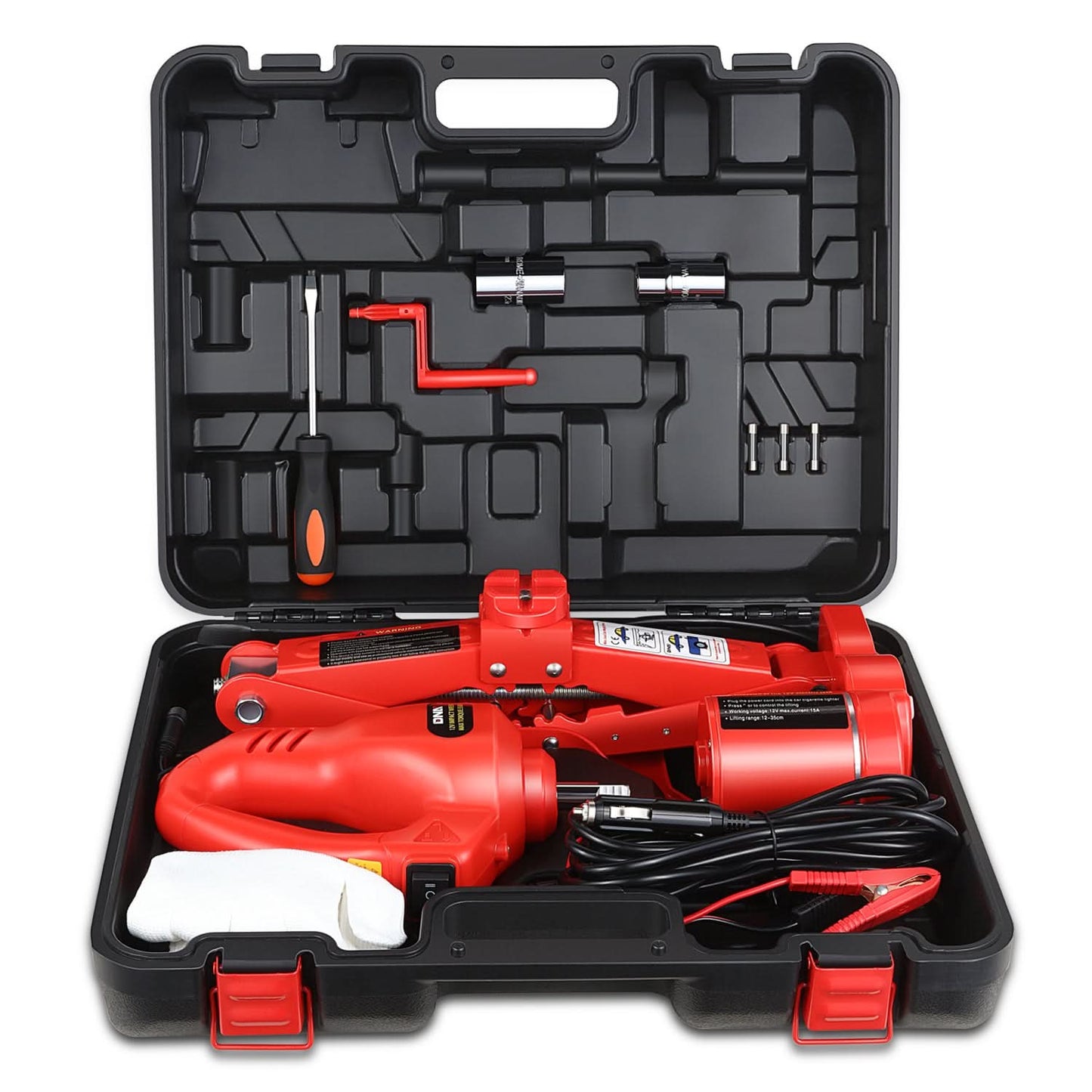 3 Ton Car Jack Kit - Heavy Duty Automotive Lifting Equipment