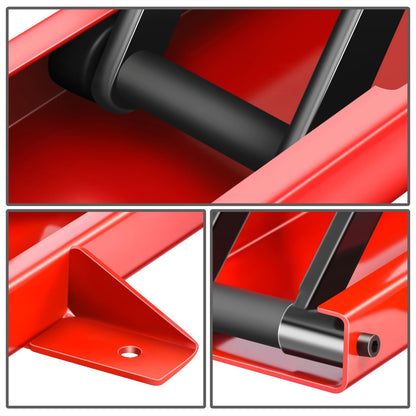 1100LBS Mini Motorcycle Lift 2 in 1 with Rubber Mat