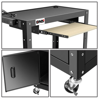 32x18x42 Steel AV Cart