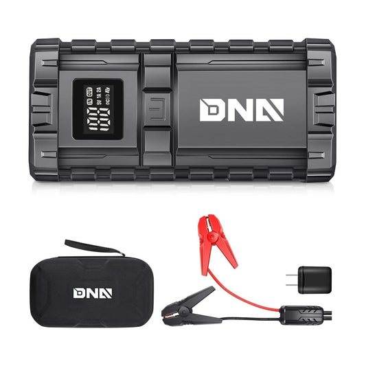 12000mAh Multi-Function Jump Starter - Black