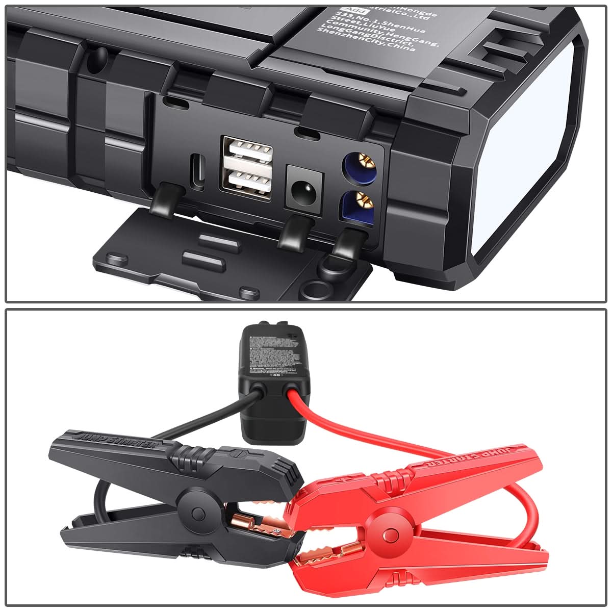 16000mAh Multi-Function Jump Starter - Black