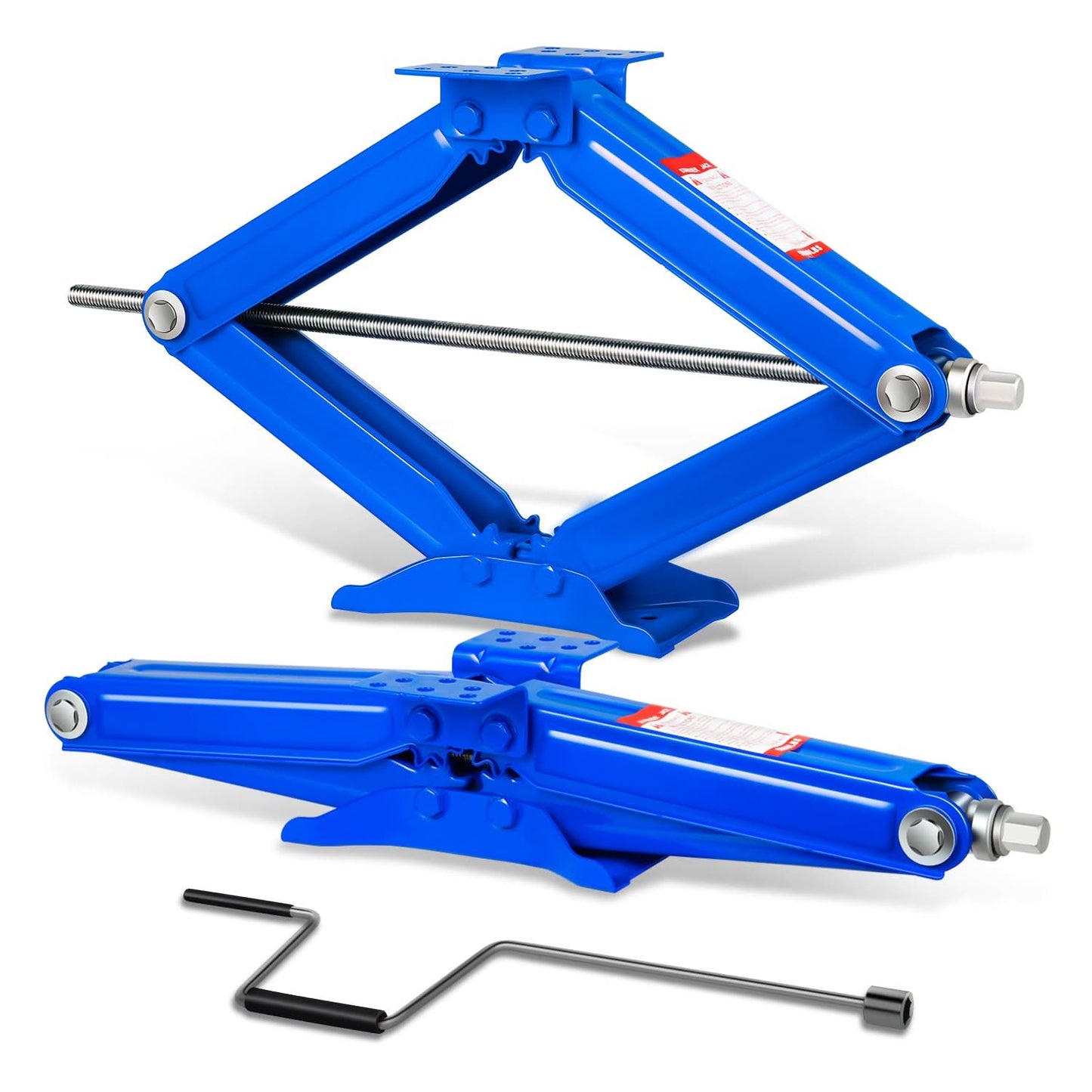 RV Scissor Jack Kit 2-Piece 24 Inch 5000 LBS Stabilizer Polyurethane
