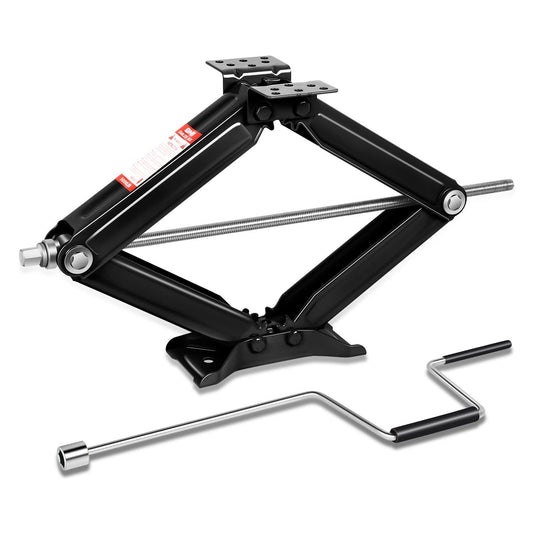 RV Scissor Jack Kit 2-Piece 24" 5000LBS Stabilizing Polyurethane