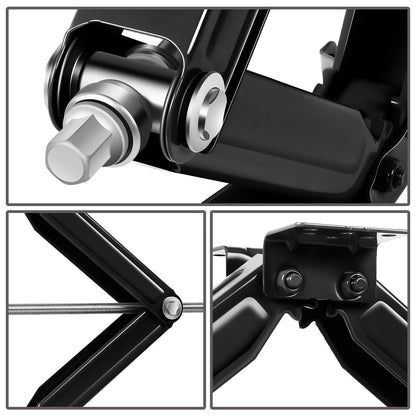 RV Scissor Jack Kit 2-Piece 24" 5000LBS Stabilizing Polyurethane