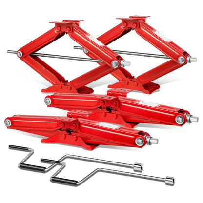RV Scissor Jack Stabilizer Kit 4-Piece 24" 5000lbs Polyurethane