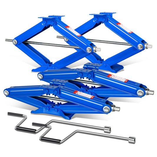 4-Piece Scissor Jack Kit 24" 5000LBS RV Stabilizing Polyurethane