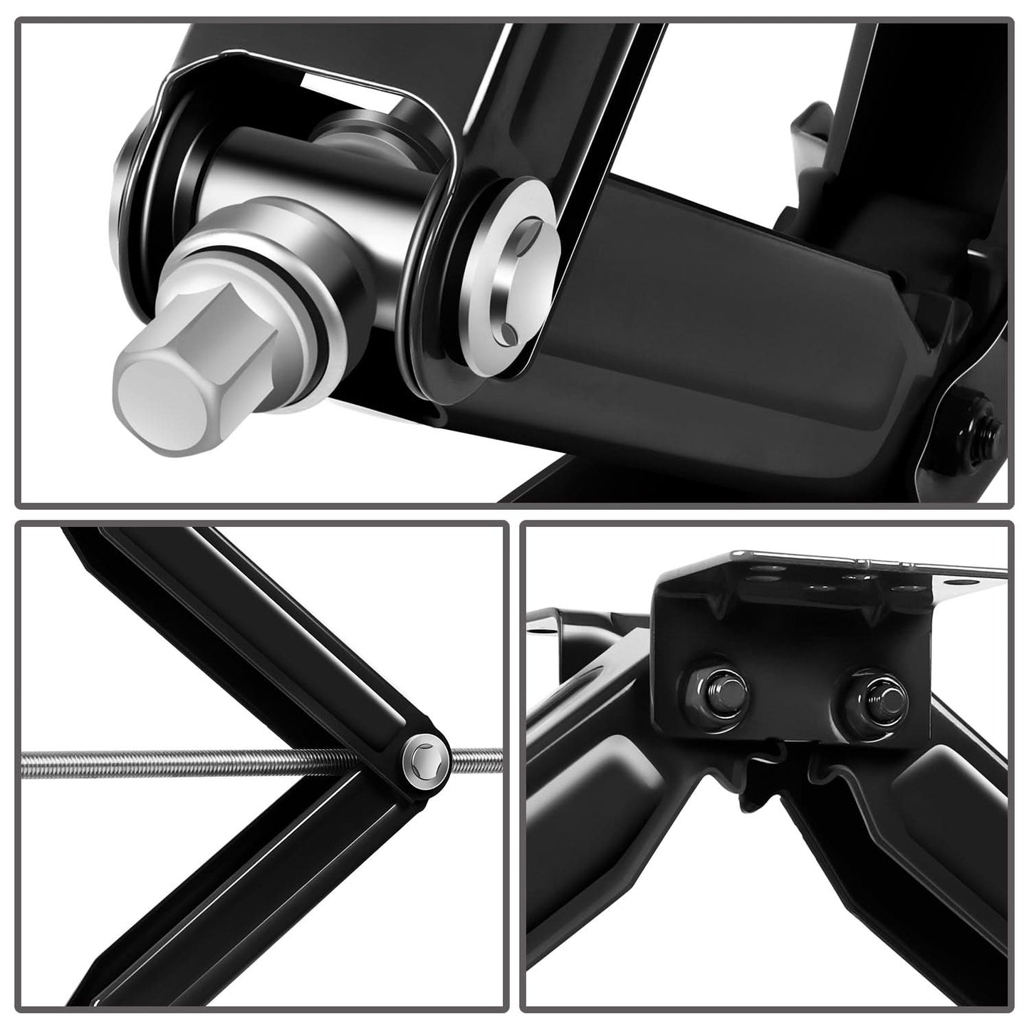 RV Scissor Jack Stabilizer Kit 4PC 24" 5000LBS Polyurethane