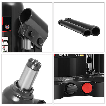 2 Ton Automotive Welded Bottle Jack - Black