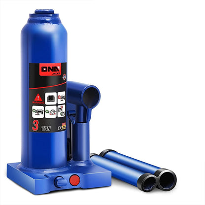 3 Ton Welded Bottle Jack - Blue