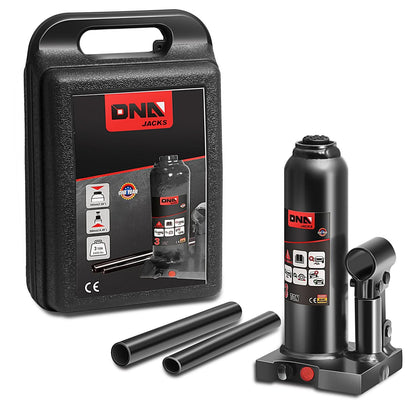 3 Ton Automotive Welded Bottle Jack - Black