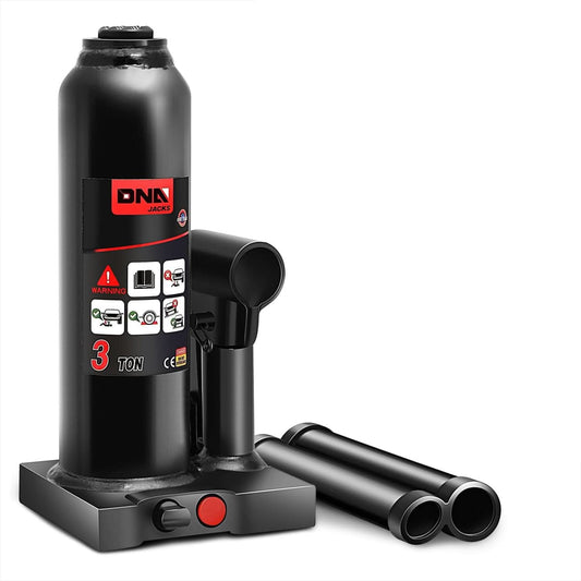 3 Ton Automotive Welded Bottle Jack - Black