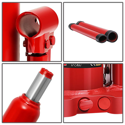 4 Ton Welded Bottle Jack - Red