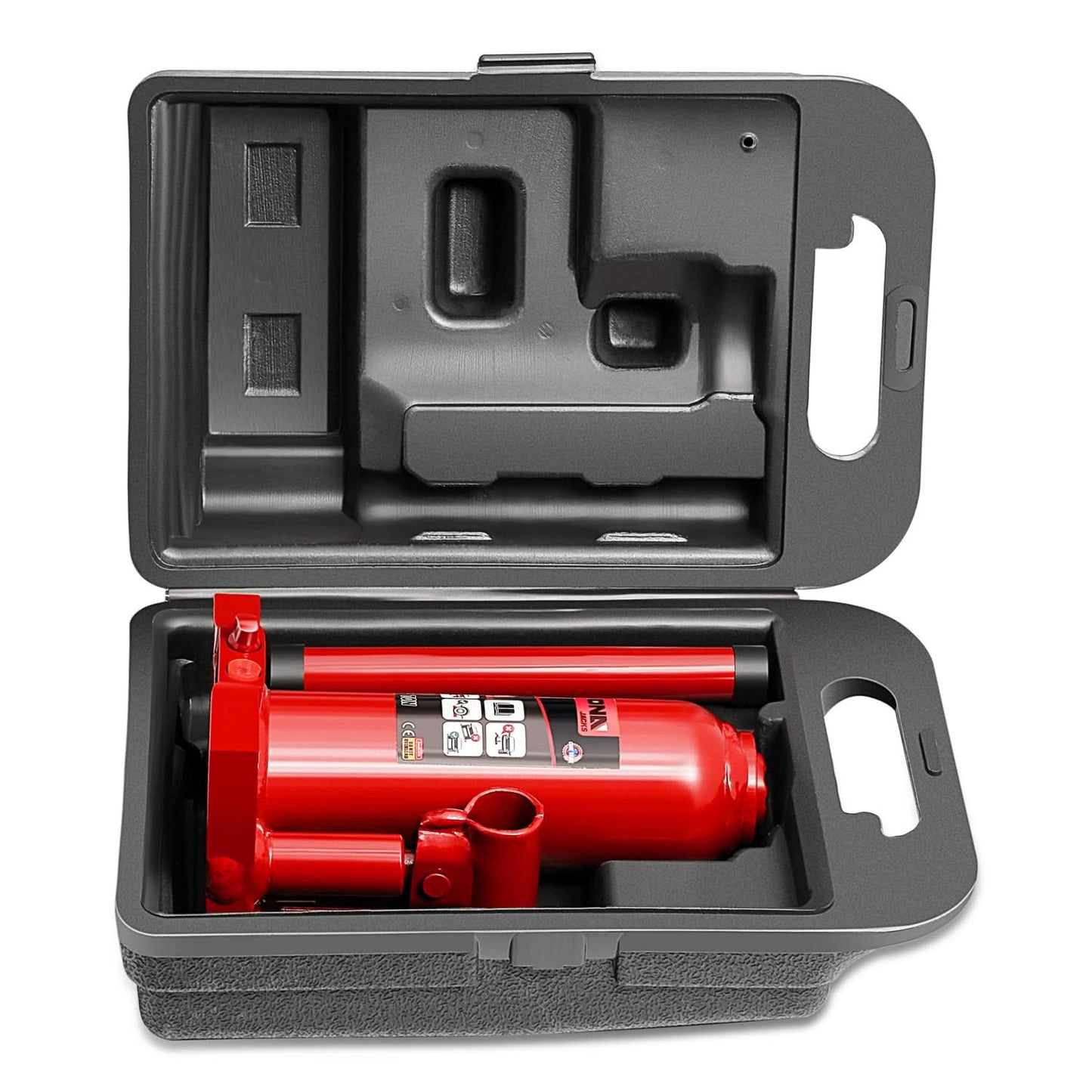 4 Ton Welded Bottle Jack - Red