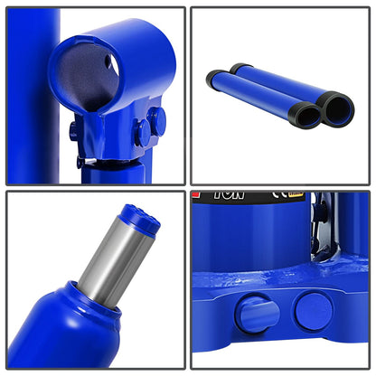 4 Ton Automotive Welded Bottle Jack - Blue