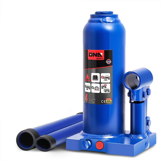 4 Ton Automotive Welded Bottle Jack - Blue