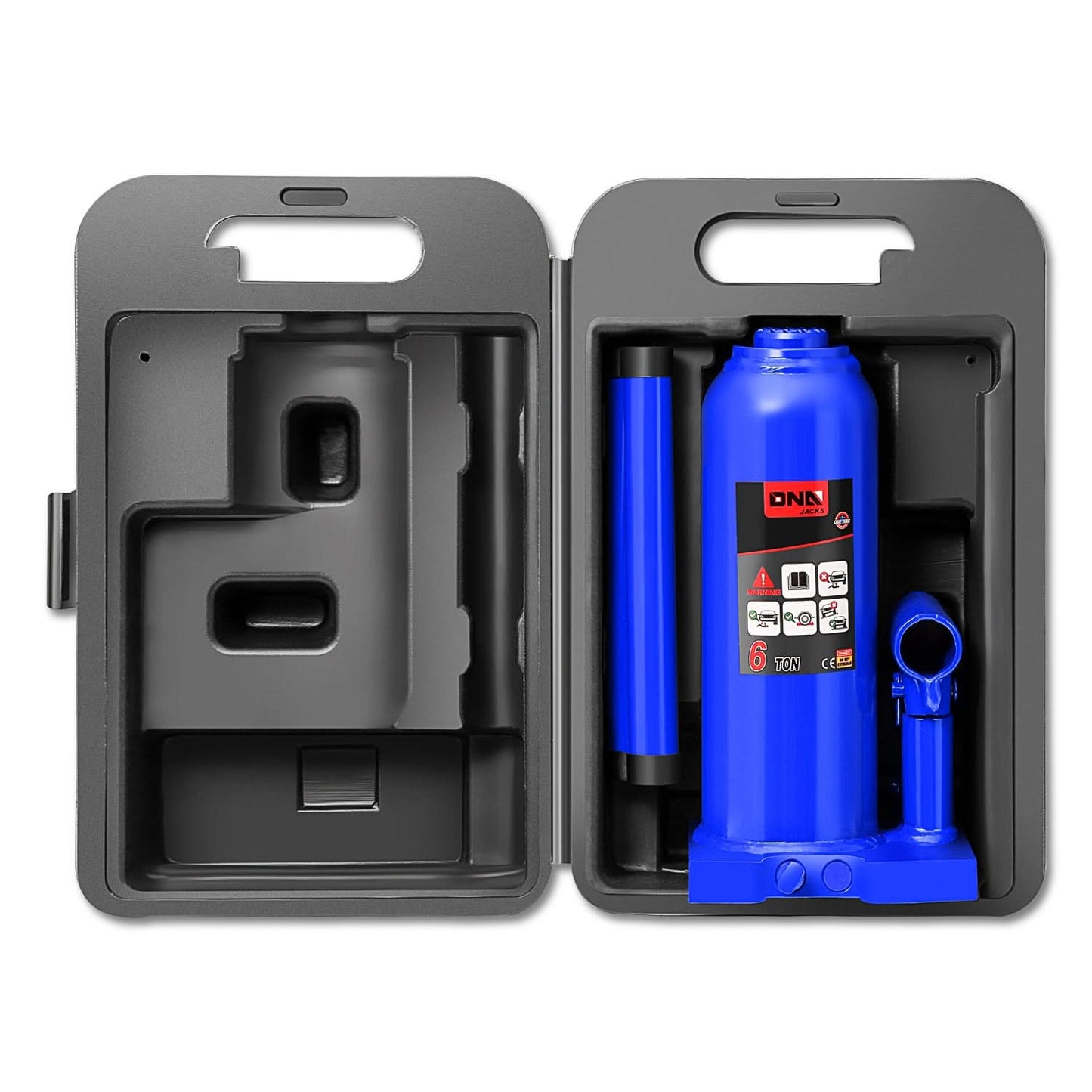 6 Ton Automotive Welded Bottle Jack - Blue
