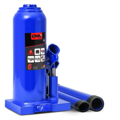 6 Ton Automotive Welded Bottle Jack - Blue
