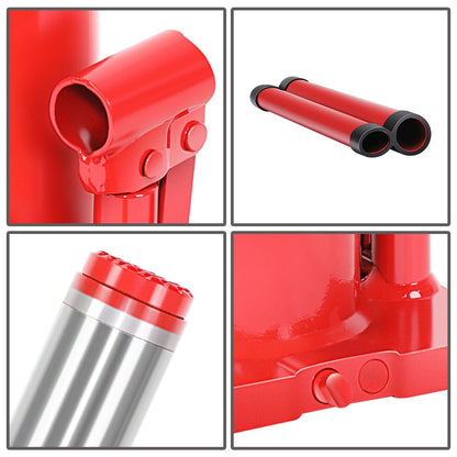 12 Ton Automotive Welded Bottle Jack - Red
