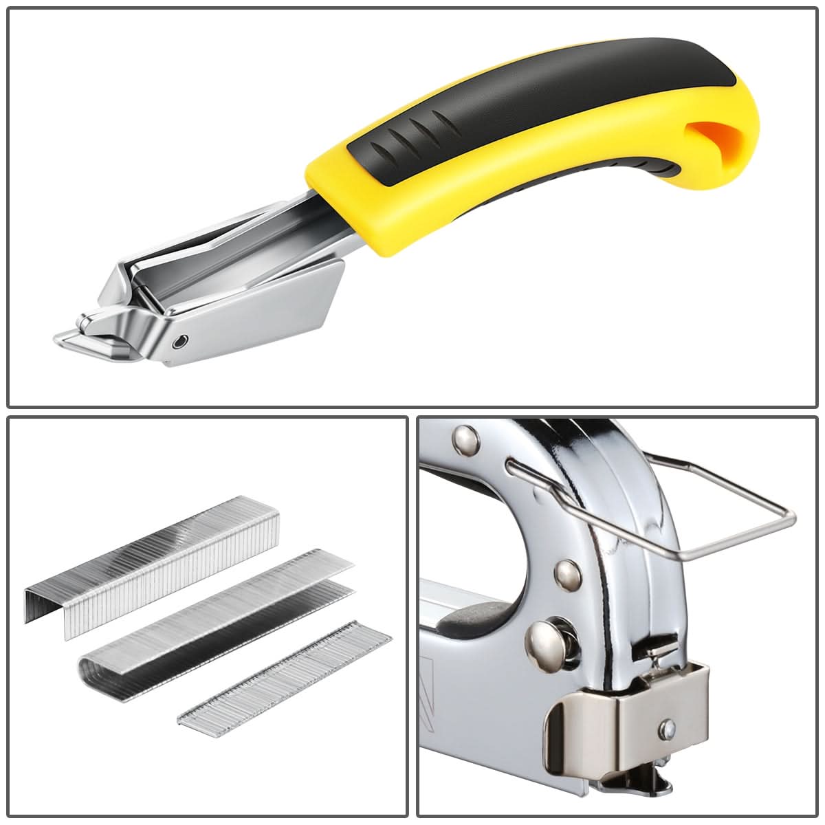 3-in-1 Nail Gun Set with Nail Lifter and Setter