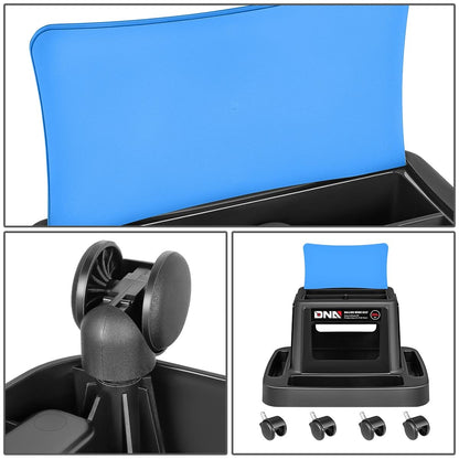 Mobile Plastic Tool Seat - Blue